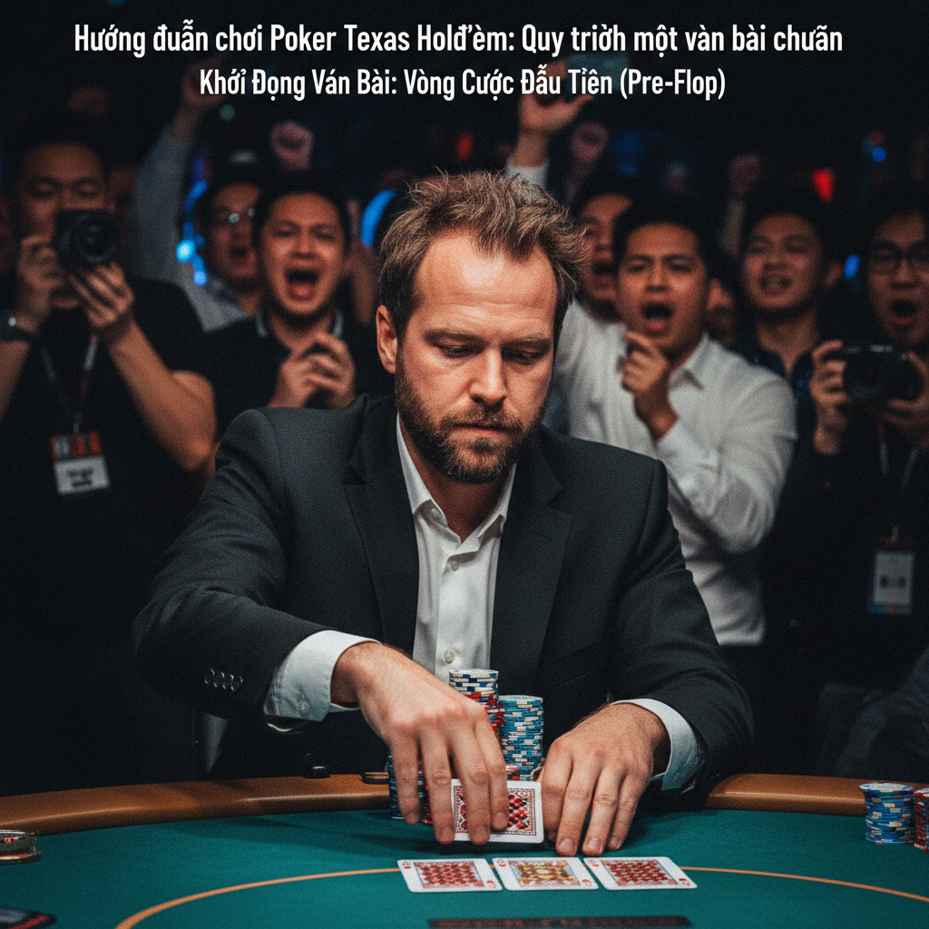 Sơ đồ bàn chơi và các vòng cược Poker