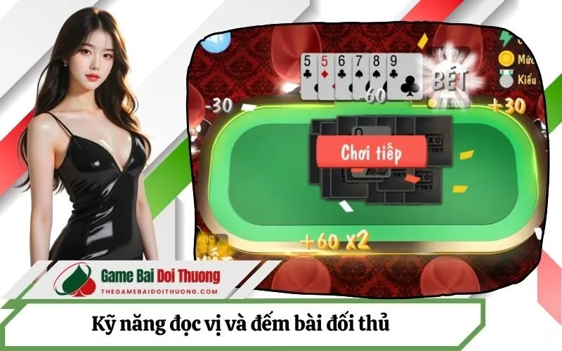 Kỹ năng đọc vị và đếm bài đối thủ trên sới bạc chuyên nghiệp