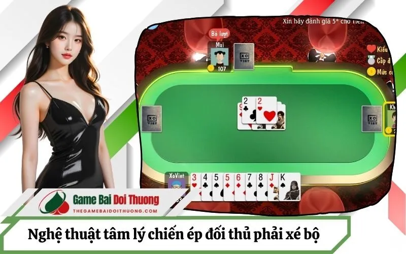 Nghệ thuật tâm lý chiến ép đối thủ phải xé bộ để phòng thủ