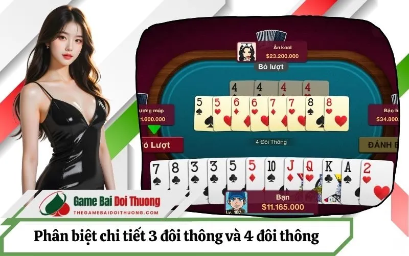 So sánh và phân biệt chi tiết 3 đôi thông và 4 đôi thông